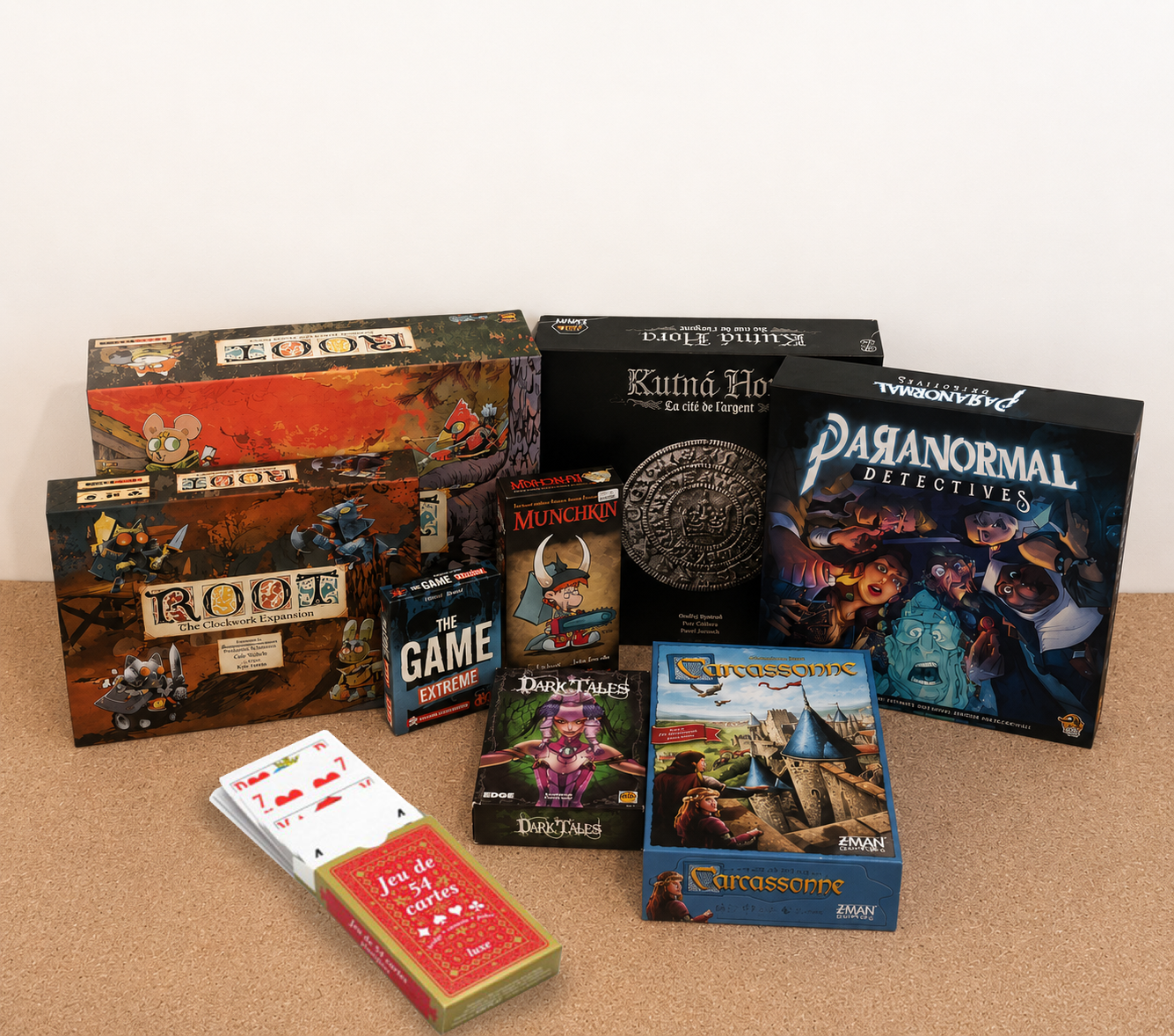 Pack de 11 jeux de société