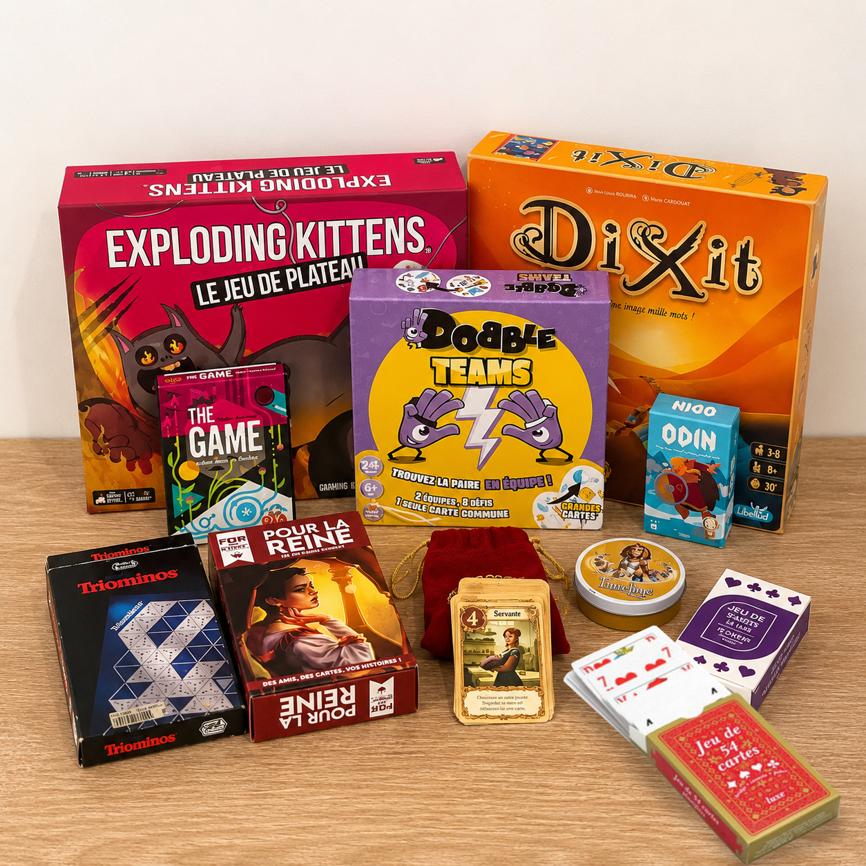 Pack de 11 jeux de société